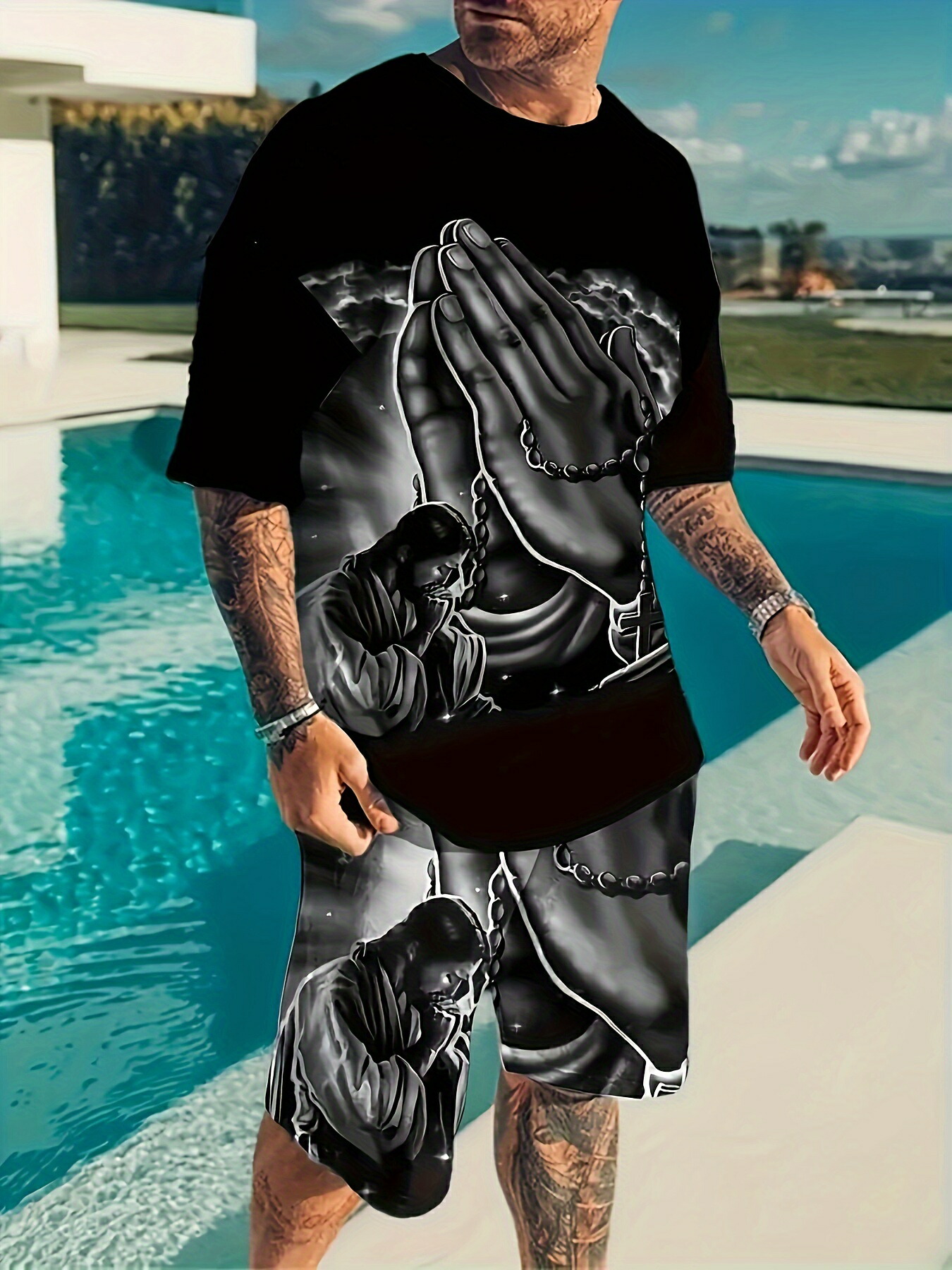 楽天市場】半袖セットアップ ジャージ 025 Tシャツ+ハーフパンツ 上下
