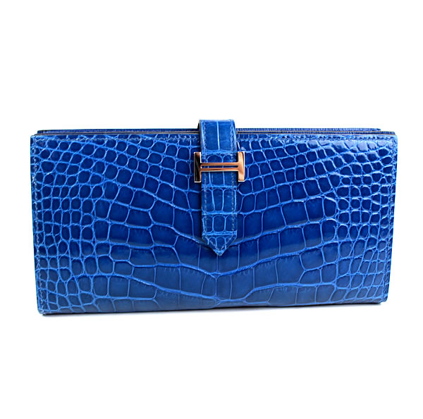 楽天市場】エルメス 長財布 ベアンクラシック アリゲーター HERMES