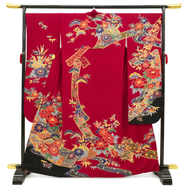 楽天市場】【中古】 振袖 リサイクル 着物 正絹 成人式 フォーマル 京