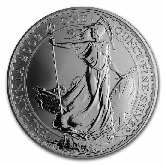 楽天市場】即納・追跡可 2002 イギリス ブリタニア銀貨1オンス (39mm