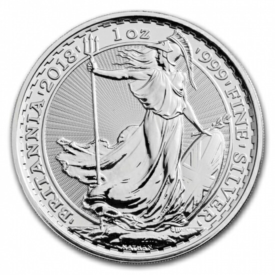 楽天市場】即納・追跡可 新品未使用 2018 イギリス ブリタニア銀貨1
