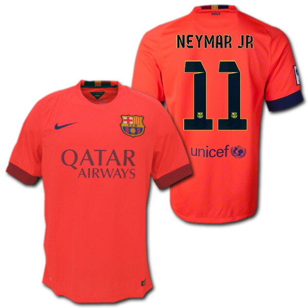 楽天市場】FCバルセロナ 14/15 アウェイ #11 NEYMAR JR ネイマール