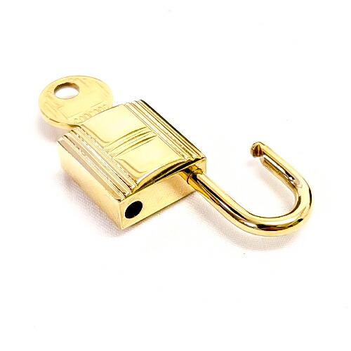 楽天市場】エルメス HERMES カデナ キー 1セット GD金具 ゴールド金具