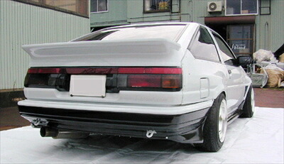 楽天市場】AE86 トレノ リアスポイラ-TYPE2 塗装済み : Autostyle
