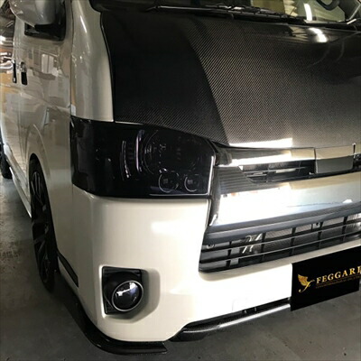 楽天市場】ヘッドライトカバー 200系ハイエースの通販