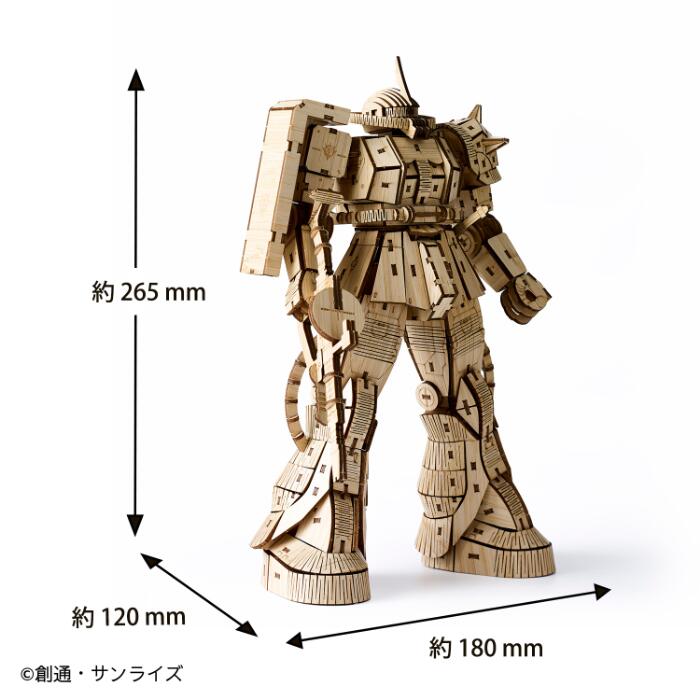 楽天市場】Bamboo Art wa-gu-mi MS-06S シャア専用ザクII 竹 立体