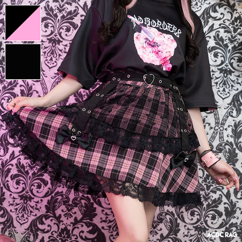 楽天市場】LOVE PUNK ミニスカート ミニ丈 原宿系 原宿 ファッション