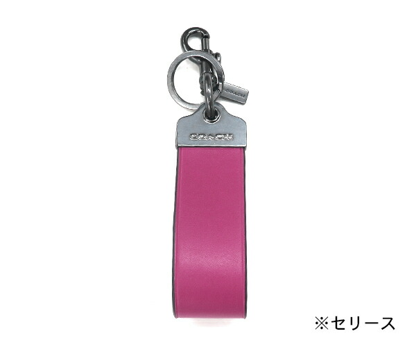 楽天市場】☆コーチ(COACH) ループキーフォブ イン スムースレザー