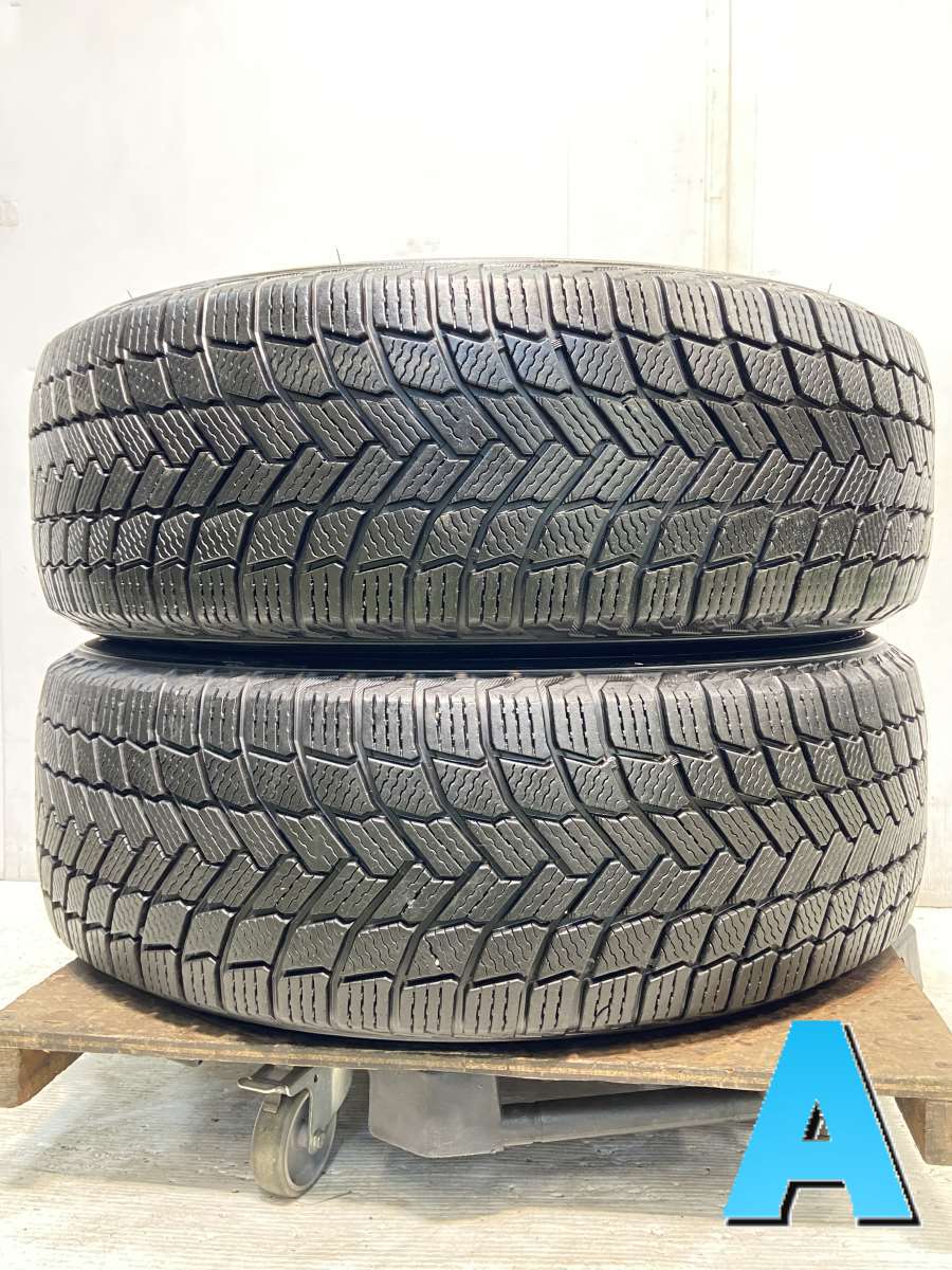 2022年製 中古 ミシュラン 冬タイヤ スタッドレス 225/55R19 2本