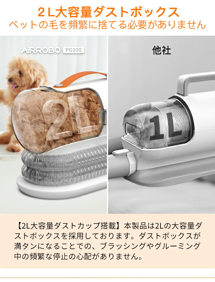 楽天市場】【クーポンで割引】ペット バリカン 掃除機 吸引 4点セット