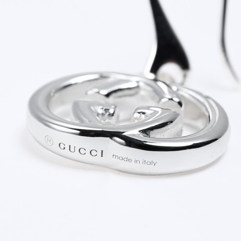 楽天市場】グッチ GUCCI ピアス ジュエリー GGロゴ ピアス シルバー925