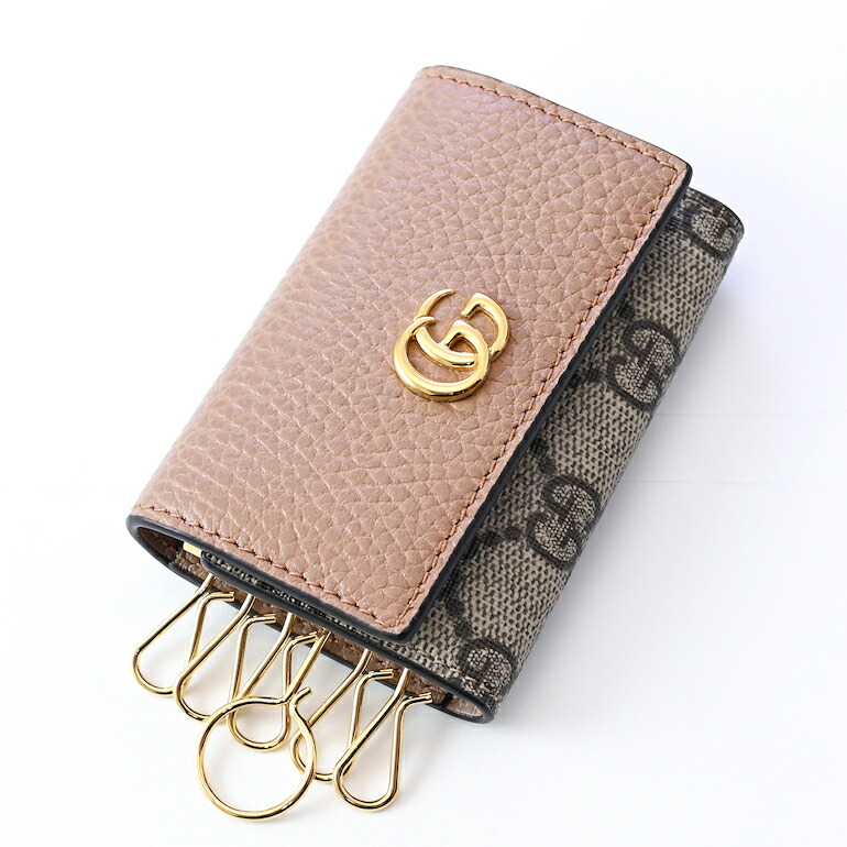 楽天市場】グッチ GUCCI キーケース プチ マーモント ダラーカーフ