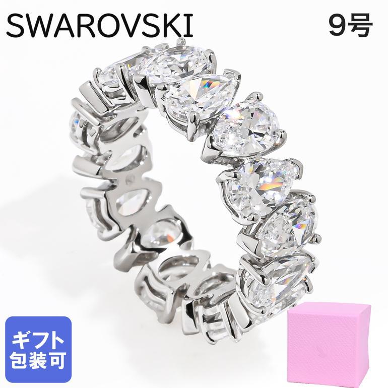 Maaaaii様 新品】スワロフスキー クリア シルバー リング Maaaaii様