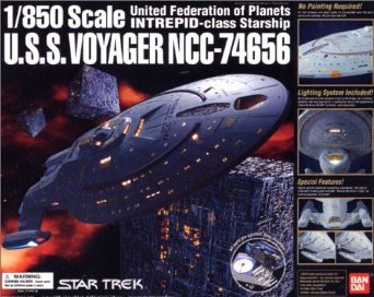 楽天市場】1/850 バンダイ スタートレック U.S.S.ヴォイジャー NCC