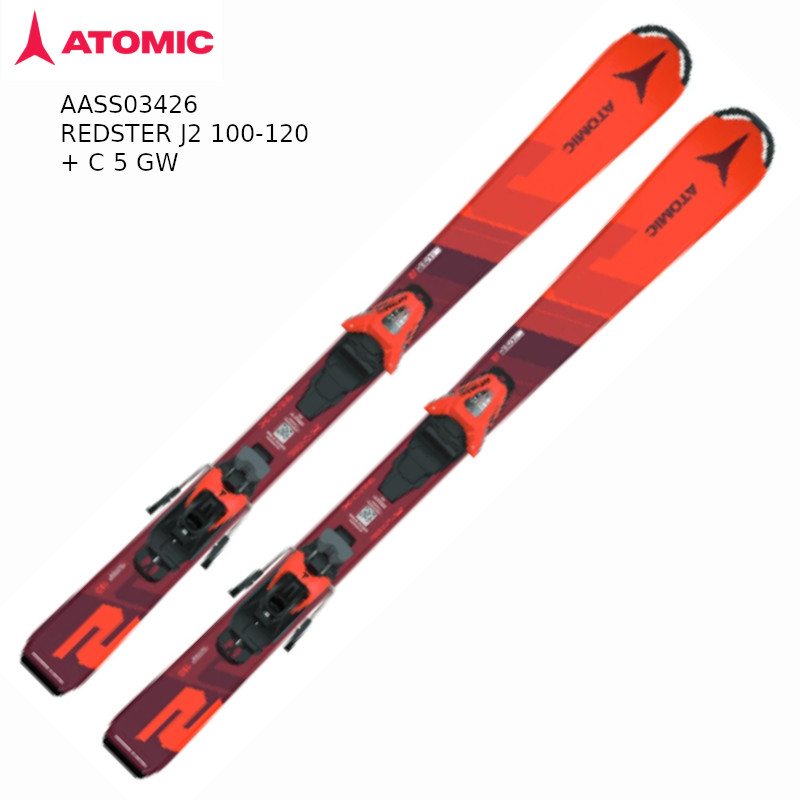 アトミック REDSTER J2 100-120 + C5 GW [2024-2025モデル] (スキー板