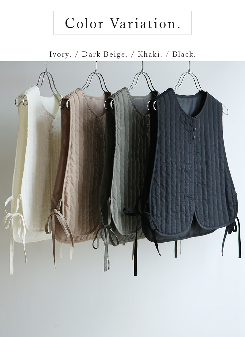 楽天市場】ジレ レディース キルティングショートジレ トップス
