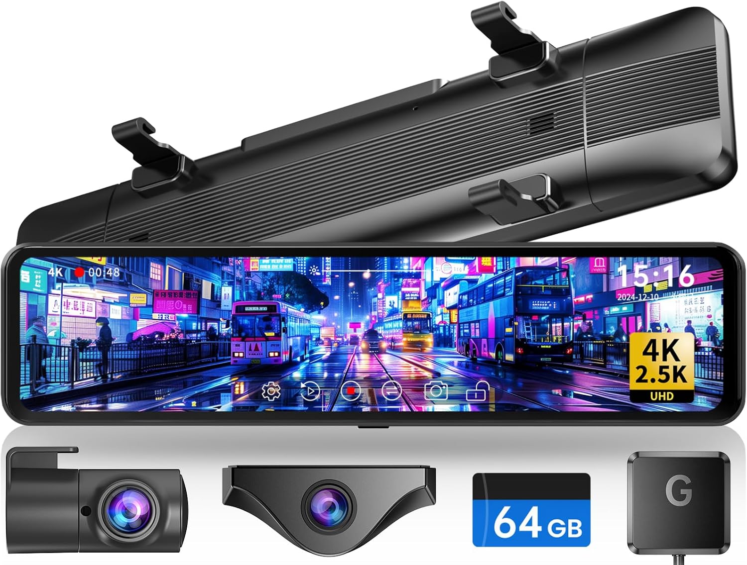 楽天市場】Changer ドライブレコーダー ミラー型 分離 T826 【2025進級