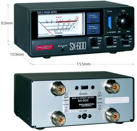 楽天市場】SWR・パワー計 第一電波工業 SX-600 (SX600) 【1.8MHz