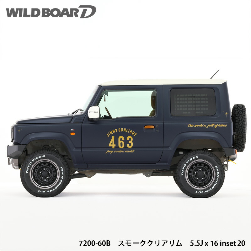 楽天市場】WILDBOAR D ジムニー jb64 jb74 ホイール ワイルドボア