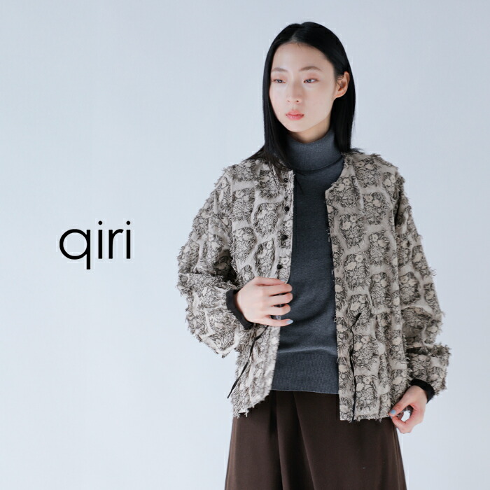 楽天市場】セール【40%OFF】qiri キリ ジャガード ブラウス “花野風