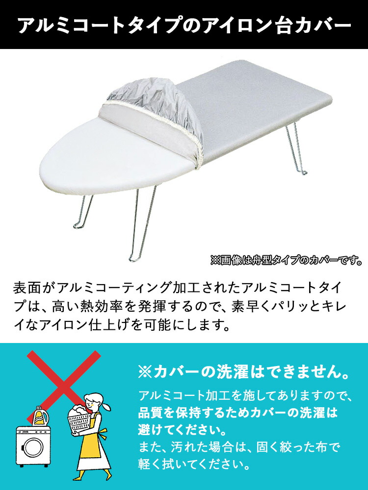 楽天市場】【ネコポス】 [ アイロン台カバー ( アルミコート | 専用