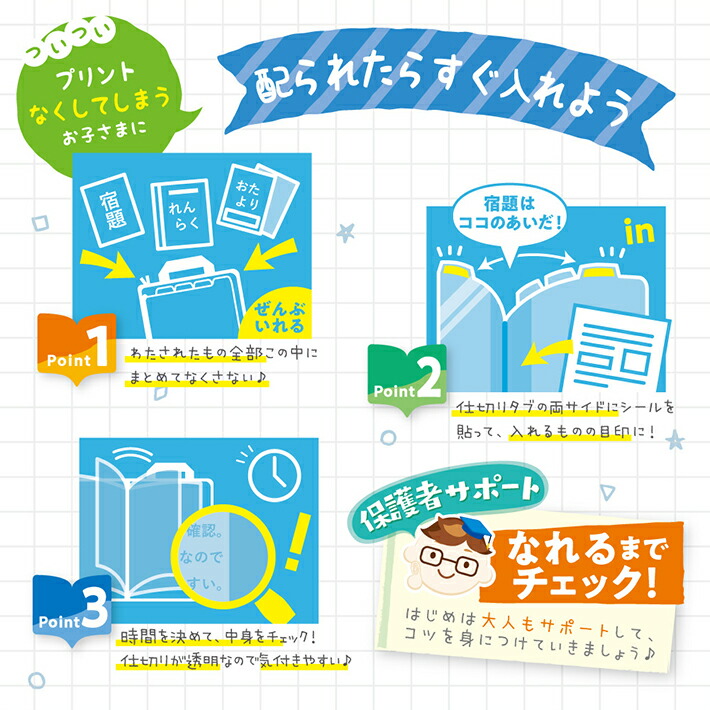 楽天市場】ソニック うかサポ プリントまとめて忘れん絡袋 A4 GS-5546