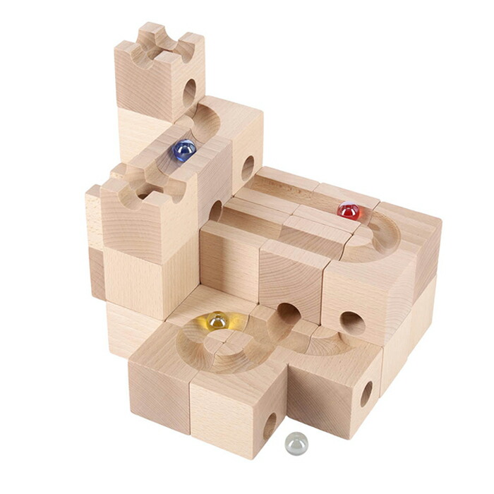 cuboro basis 知育玩具 木製ビー玉コース 木製玩具CUBOROで作られた
