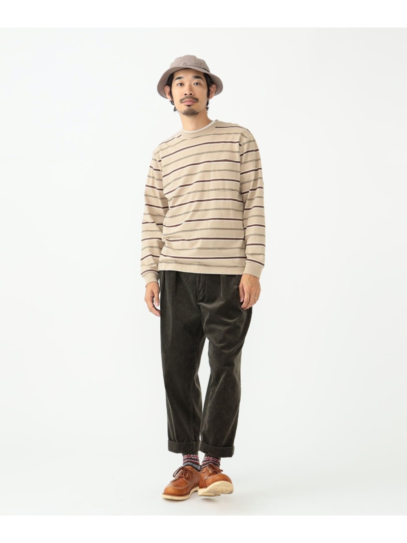 楽天市場】BEAMS PLUS / 2プリーツ コーデュロイ トラウザーズ BEAMS