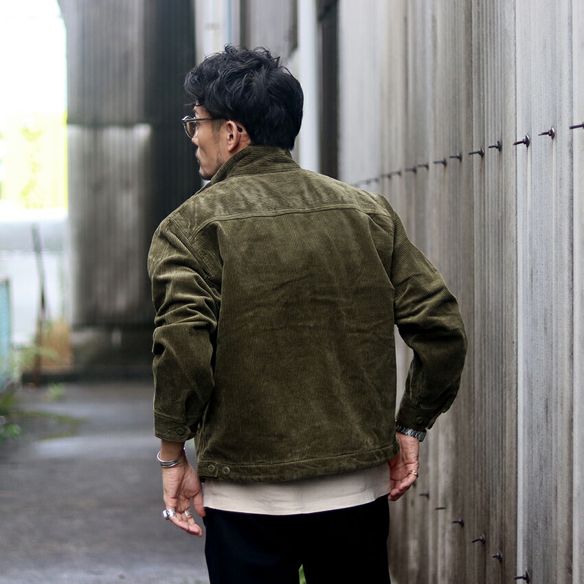 SCHOTT ショット コーデュロイスイングトップジャケット 2XL グリーン