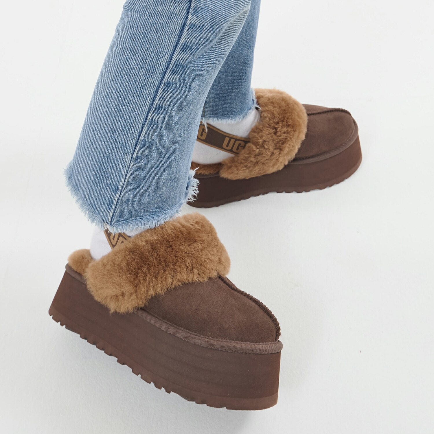 楽天市場】UGG FUNKETTE アグ サンダル ファー ファンケット