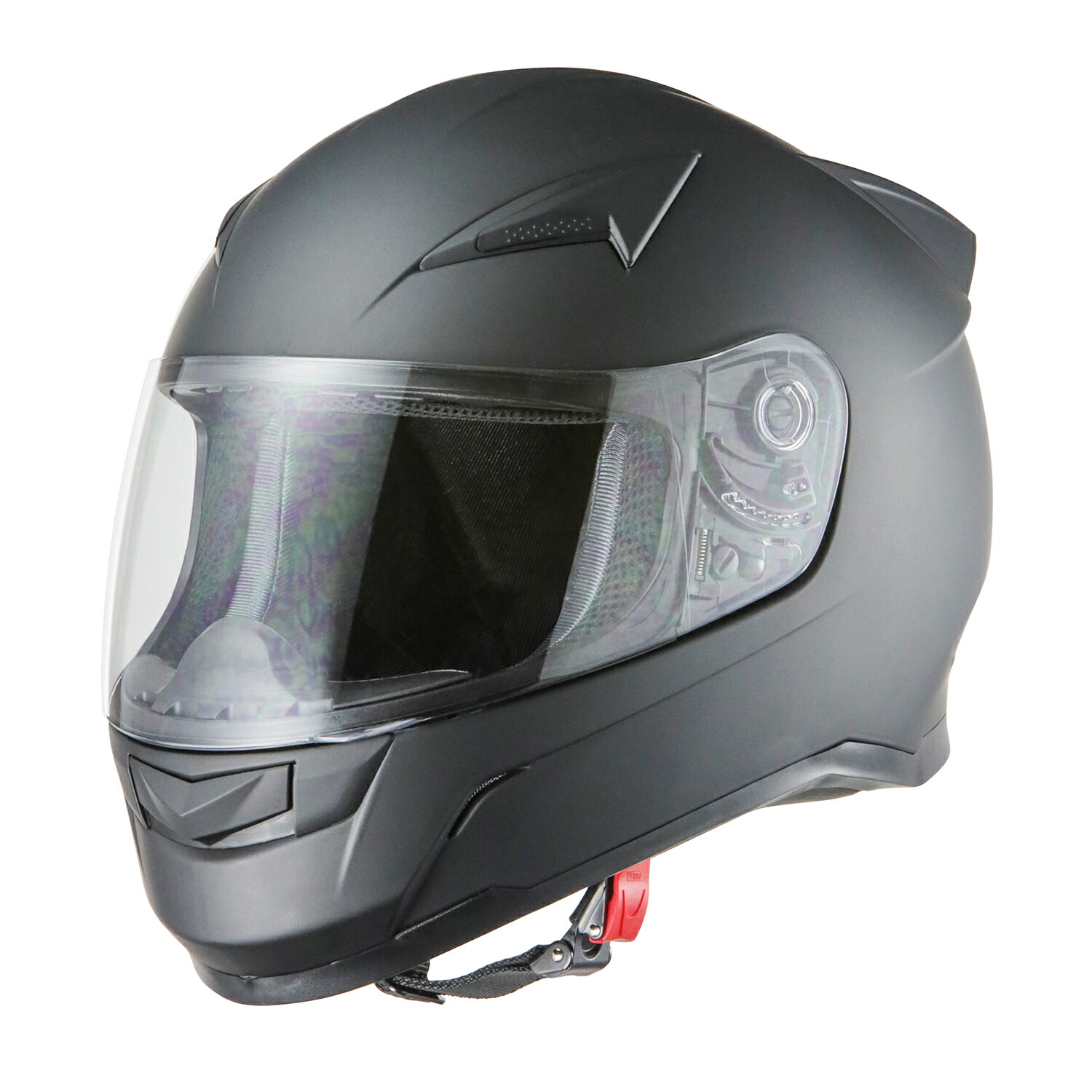楽天市場】バイクヘルメット フルフェイス マットブラック XLサイズ
