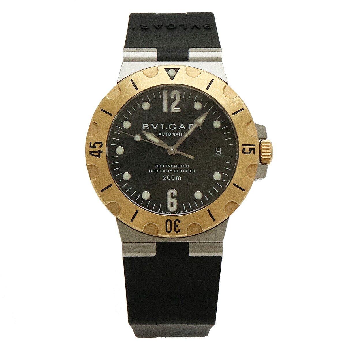 BVLGARI SCB38S 2024/7オーバーホール済/フルコマ BVLGARI SCB38S 2024