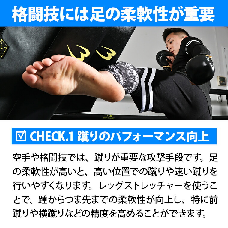 楽天市場】レッグストレッチャー BODYMAKER ボディメーカー ハイキック