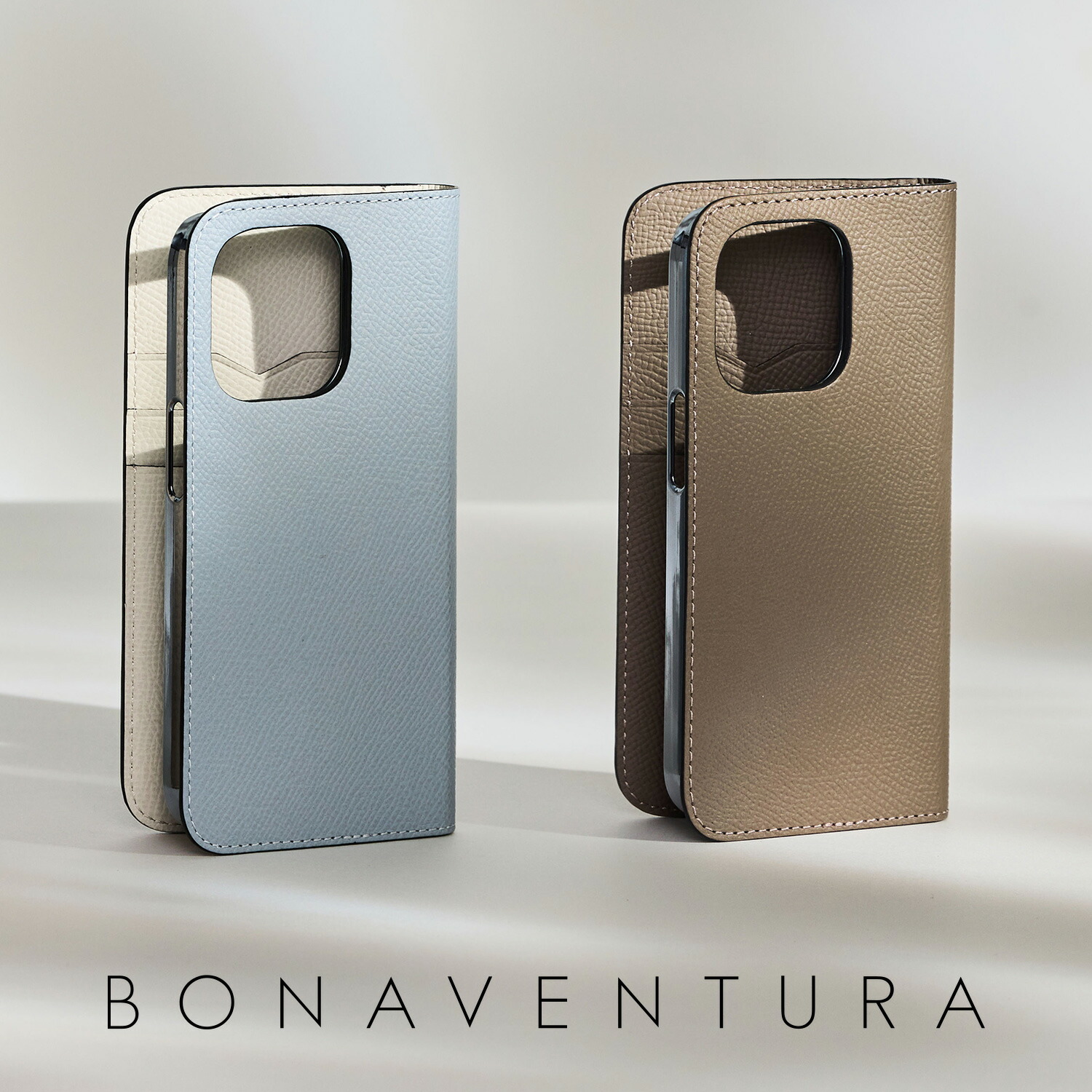 【新品未使用】BONAVENTURA手帳型ケース エトゥープ 楽天市場】【公式】ダイアリーケース シュリンクレザー 本革 レザー