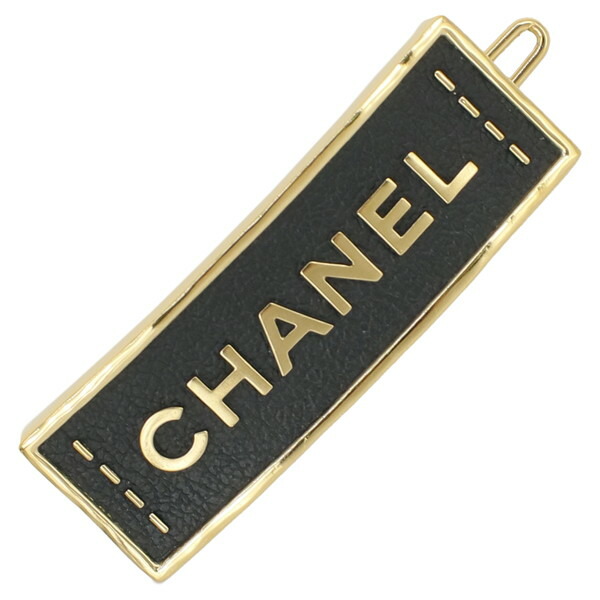 楽天市場】【超美品】 シャネル バレッタ CHANELロゴ GP レザー