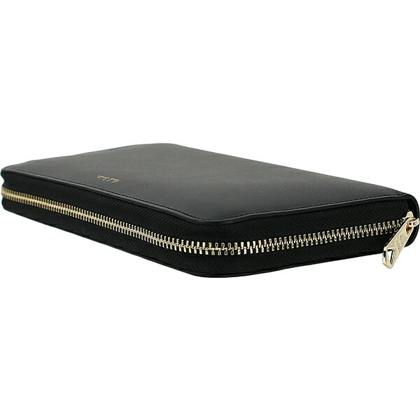 PaulSmith BPW385 ブラックレザー長財布 ゴールドファスナー PaulSmith
