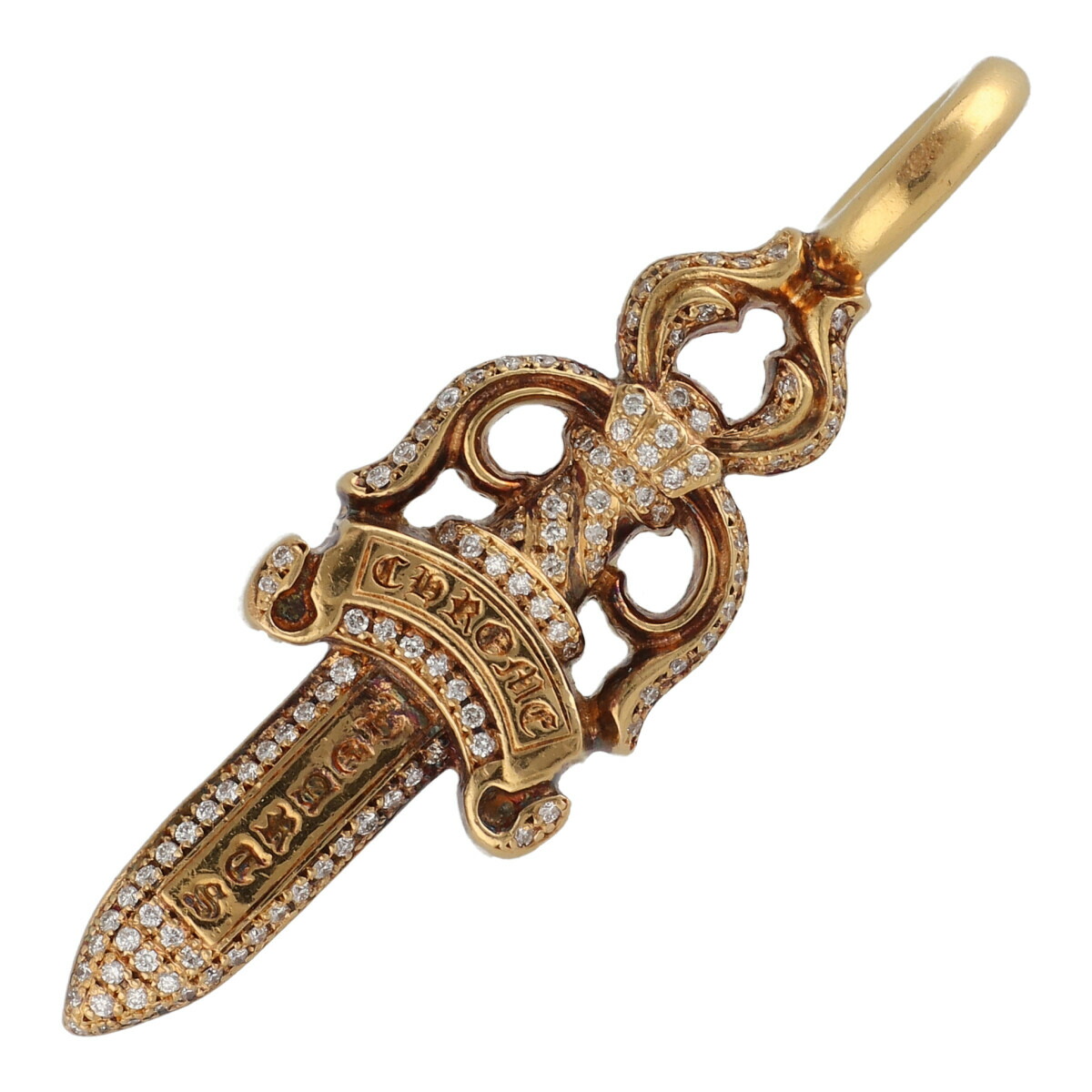 楽天市場】【中古】 CHROME HEARTS クロムハーツ ダブルダガー 22K