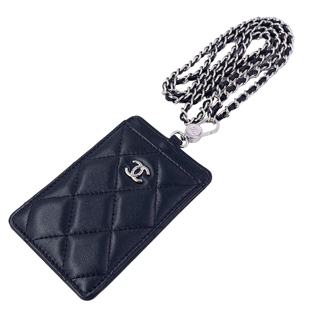 楽天市場】【中古】CHANEL シャネル マトラッセ チェーン パスケース