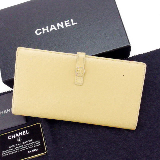 シャネル(CHANEL) ココボタン(coco button) 中古 レディース長財布