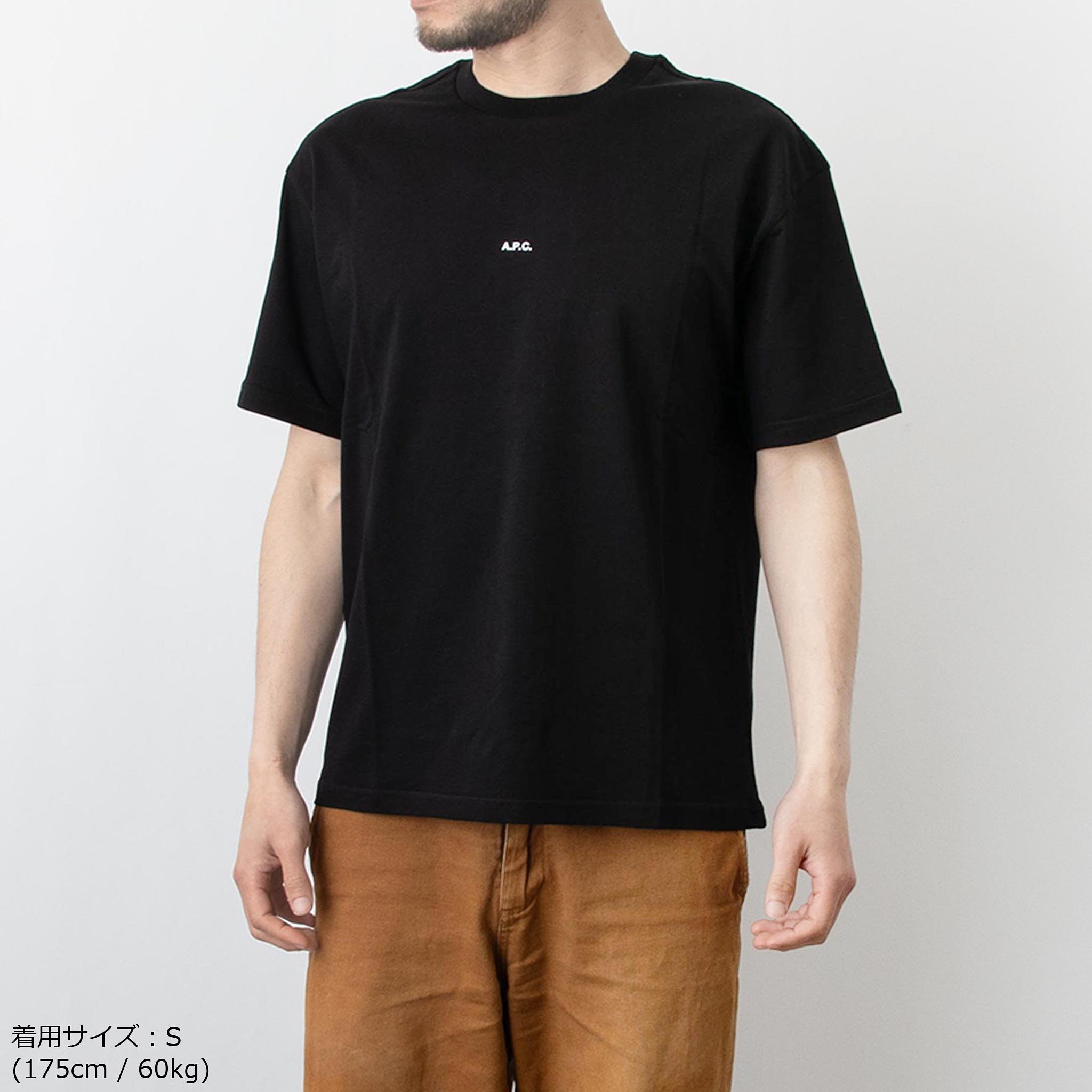 楽天市場】アーペーセー A.P.C. 半袖Tシャツ BOXY MICRO LOGO T-SHIRT