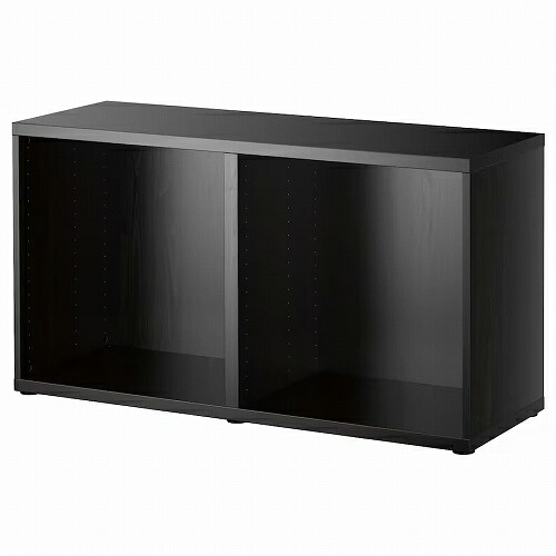楽天市場】IKEA イケア フレーム ブラックブラウン 120x40x64cm