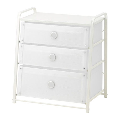 楽天市場】IKEA イケア チェスト（引き出し×3） ホワイト 白 55x62cm