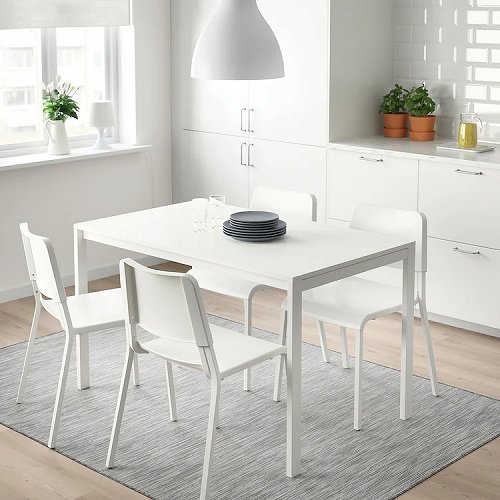 楽天市場】IKEA イケア チェア ホワイト 白 z70350938 TEODORES