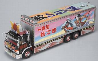 楽天市場】スカイネット 1/32 RC トラック野郎 No.09 男一匹桃次郎