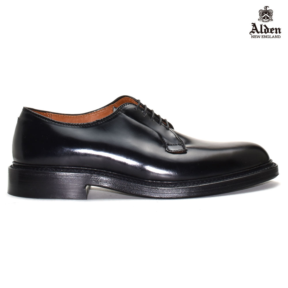 楽天市場】オールデン ALDEN 9901 PLANE TOE BLUCHER プレーン トゥ