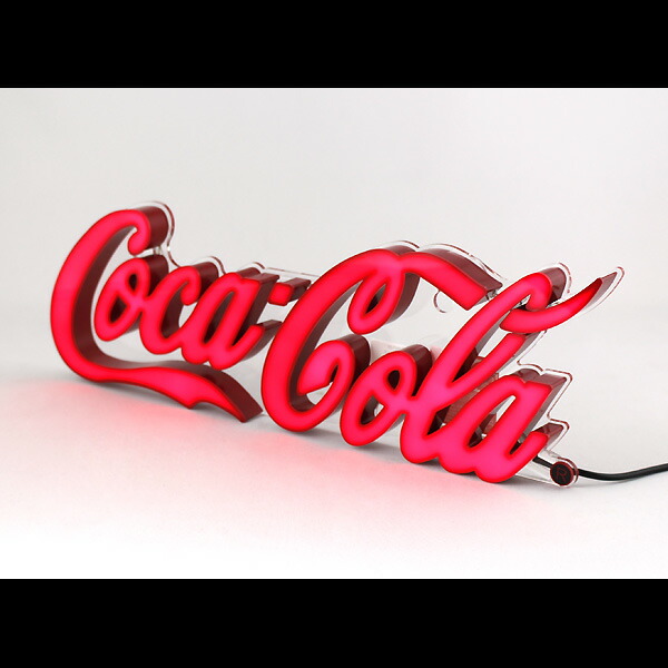 楽天市場】コカコーラブランド 「ミニ レタリング LEDサイン」 PJ