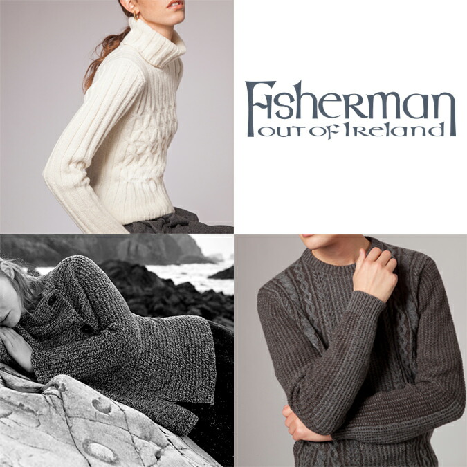 楽天市場】FISHERMAN OUT OF IRELAND タートルネックセーター ユニ