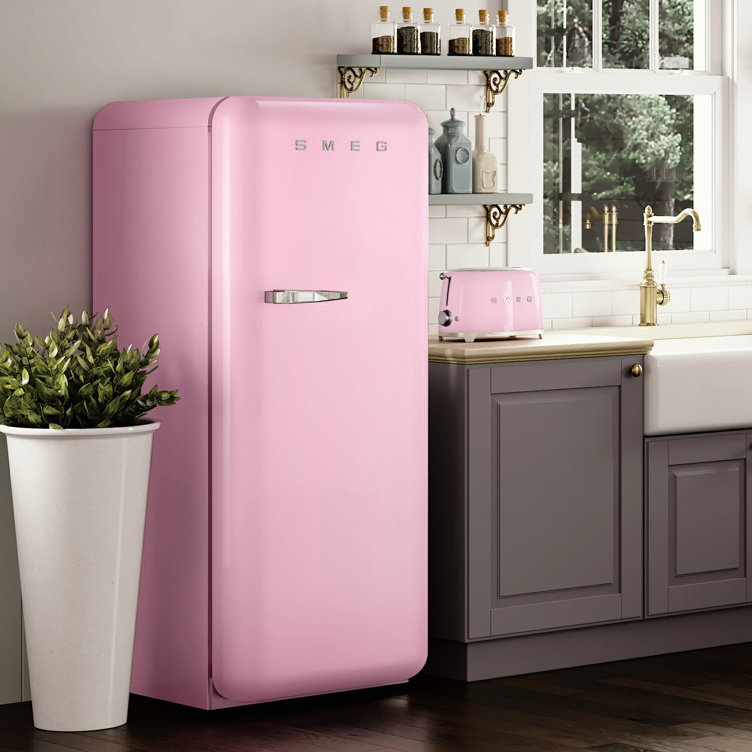 楽天市場】（日本正規販売店）【配送・設置費込】SMEG 冷蔵庫 270L