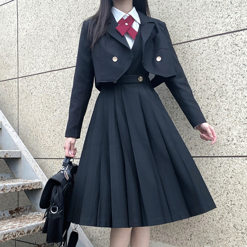 楽天市場】女の子 入学式 卒業式 スーツ 制服 高校生 JK 学生服 韓国