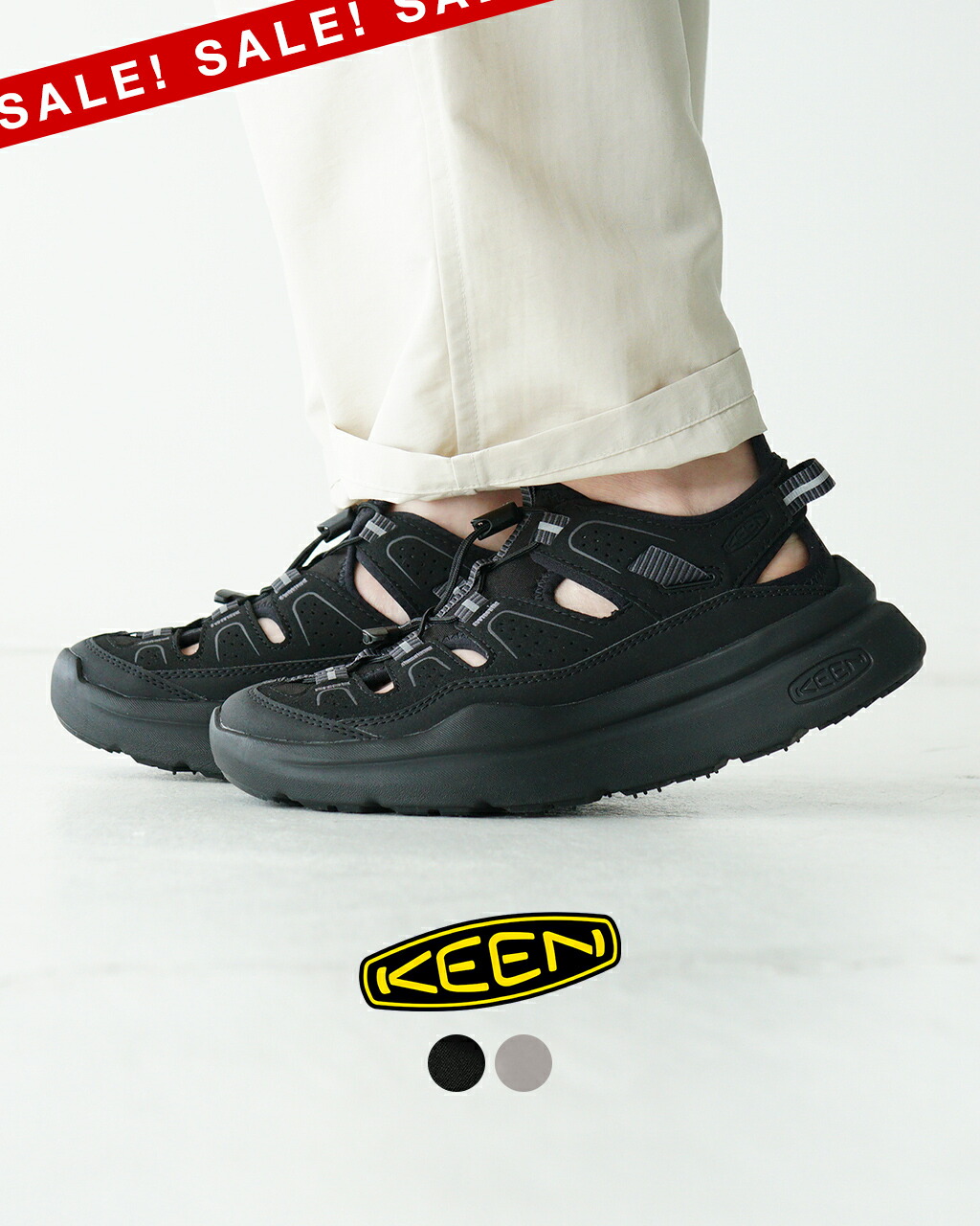 楽天市場】【SALE！20%OFF】キーン KEEN ダブルケー450 サンダル